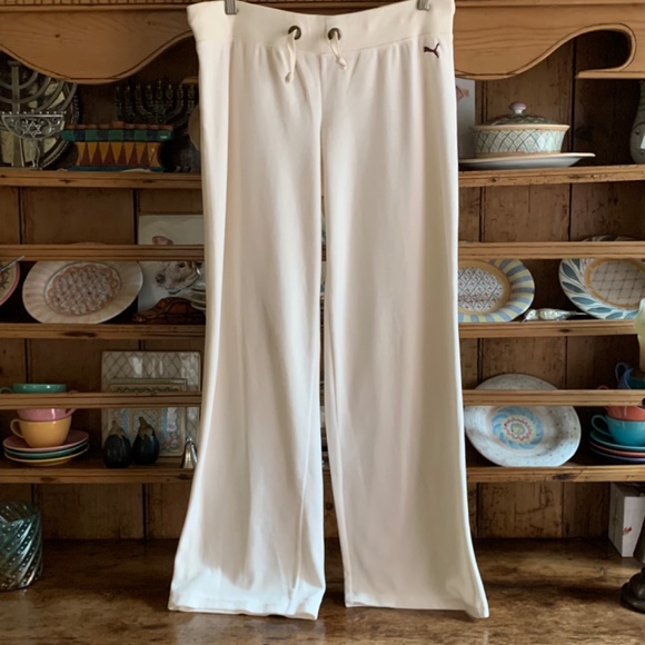 Puma Cream Full Zip and Jogger Pants Casual Loungewear - Picture 5 of 6